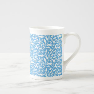 Taza de porcelana de hueso