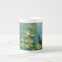 Taza de porcelana de hueso de gato - Susurros junt