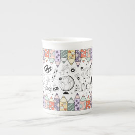 Taza De Porcelana De vuelta a la escuela