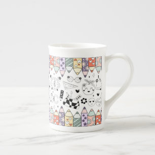 Taza De Porcelana De vuelta a la escuela
