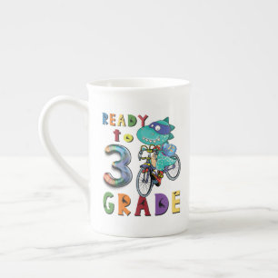 Taza De Porcelana De Vuelta A La Escuela, 3º Grado