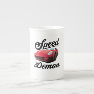 Taza De Porcelana Demonio de la Velocidad