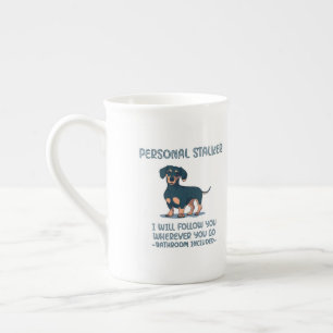 Taza De Porcelana Depósito personal de Dachshund