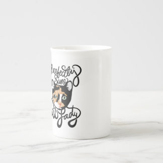 Taza De Porcelana Depuradamente Sane Cat Lady