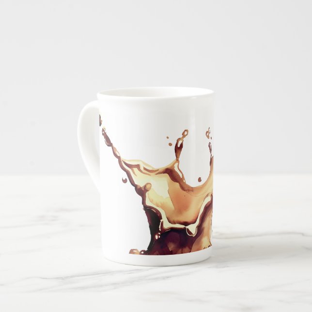 Taza De Porcelana Derrame de Café (Izquierda)
