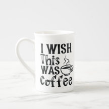 "Desearía que esto fuera café" - Tipografía Irónic