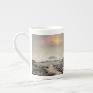 Taza De Porcelana Después de la lluvia (arte paisajístico de acuarel
