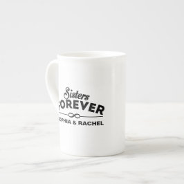 Taza De Porcelana Día de las Hermanas personalizados