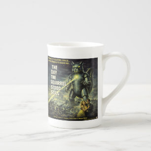 Taza De Porcelana Día en que la ardilla se quedó quieta Parodia
