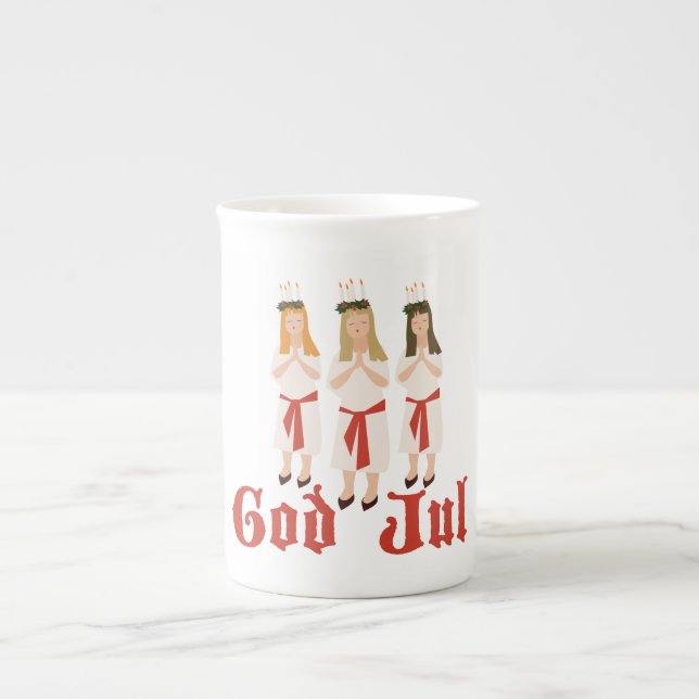 Taza De Porcelana Dios Jul (Frente)