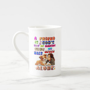 Taza De Porcelana Dioses amigos camino de asegurarse de que nunca ca