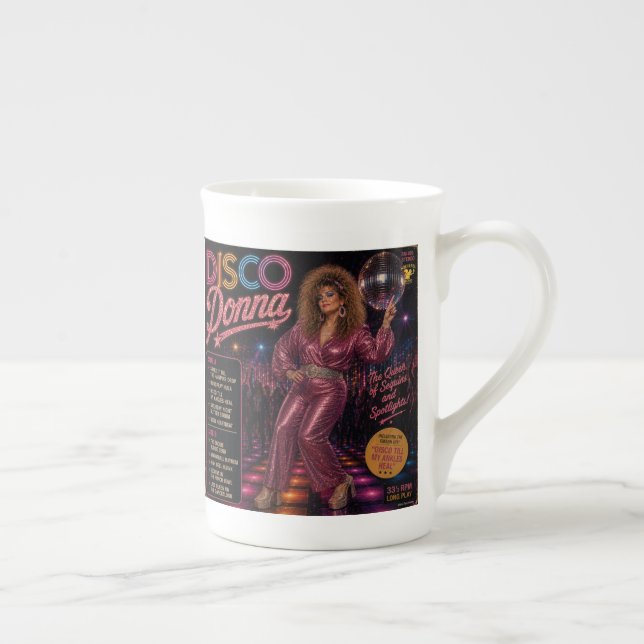 Taza De Porcelana Disco Donna & Disco Dazzler (Derecha)