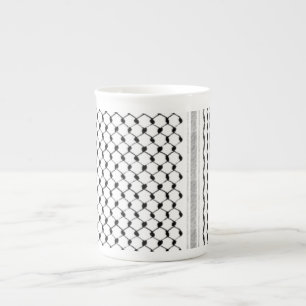 Taza De Porcelana Diseñado por el Personalizado Kufiya palestino