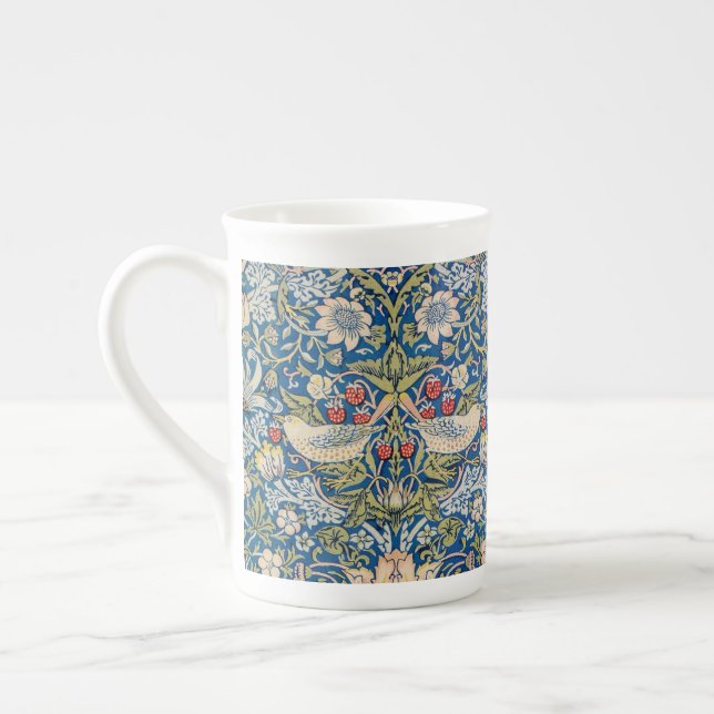 Taza De Porcelana Diseño Art Nouveau para aves (Izquierda)