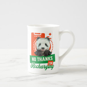 Taza De Porcelana Diseño de batería recargable de introvertido de Pa