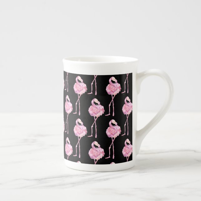Taza De Porcelana Diseño de la serie Flamingo de licitación 3 (Derecha)