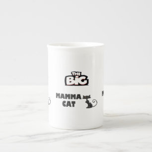Taza De Porcelana Diseño de mamíferos grandes para gatos fríos
