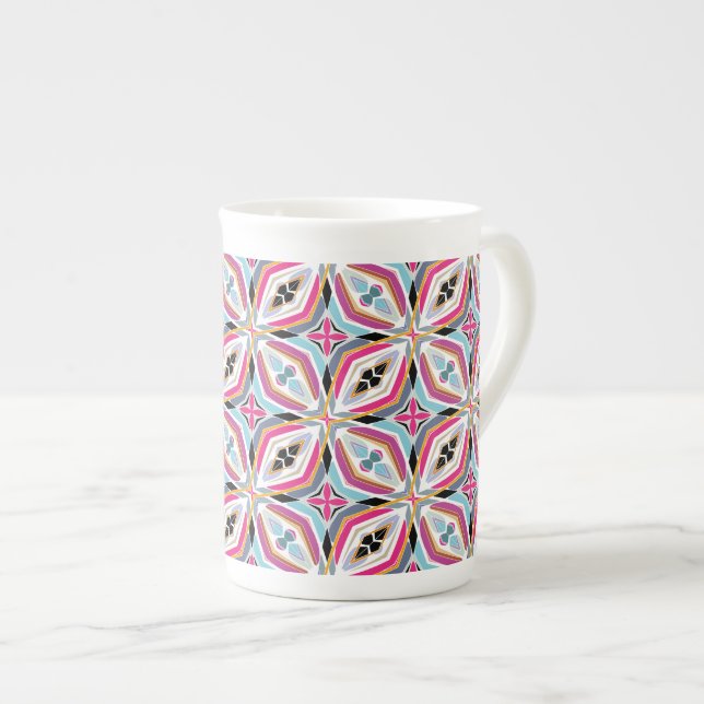 Taza De Porcelana Diseño de patrón único (Derecha)