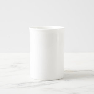 Taza De Porcelana Diseño simple blanco personalizado moderno Agregar