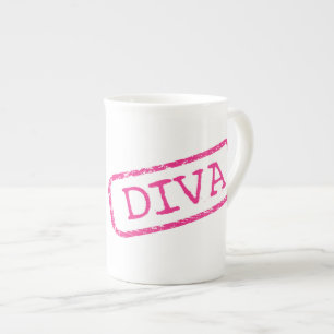 TAZA DE PORCELANA DIVA