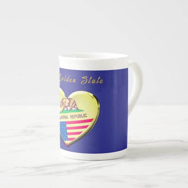 Taza De Porcelana Diversión de California (Derecha)