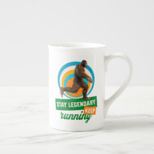 Taza De Porcelana Divertida Motivación para Correr de Bigfoot