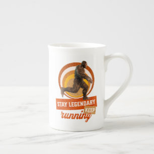 Taza De Porcelana Divertida Motivación para Correr de Bigfoot