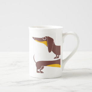 Taza De Porcelana Divertido dachshund lindo para padres de perros la