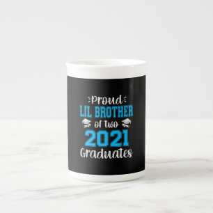 Taza De Porcelana Divertido Hermano Lil De 2021 Graduados