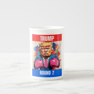 TAZA DE PORCELANA DONALD TRUMP - REDONDA 2