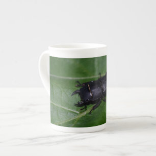 Taza De Porcelana Dorcus parallelipipedus , el escarabajo de menor t