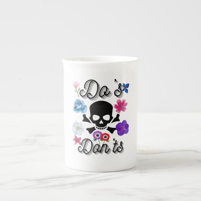 Taza De Porcelana Do's and Don't (Frente)