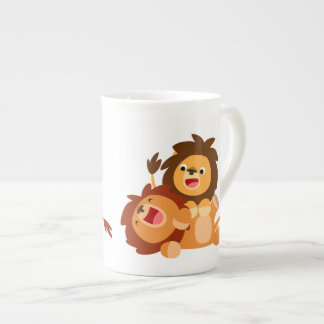 Taza De Porcelana Dos juguetones Personalizados tontos engreyen la t