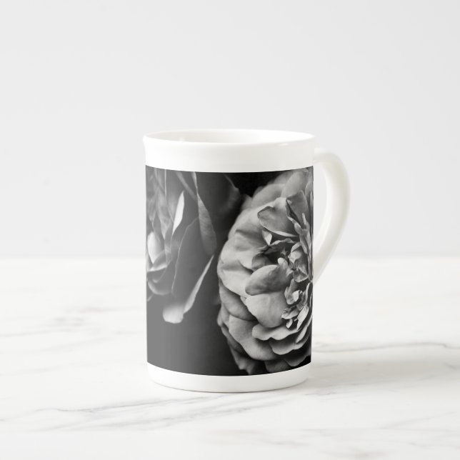 Taza De Porcelana dos rosas (Derecha)