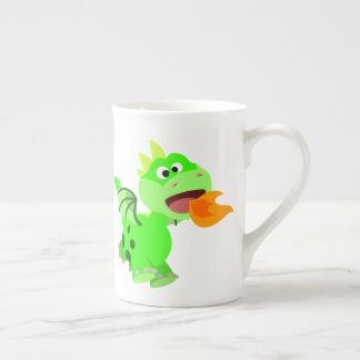 Taza De Porcelana Dragón bebé Personalizado que escupe incendios
