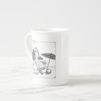 Taza De Porcelana Dragones de moda