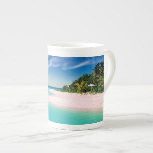 Taza De Porcelana Dream Beach  