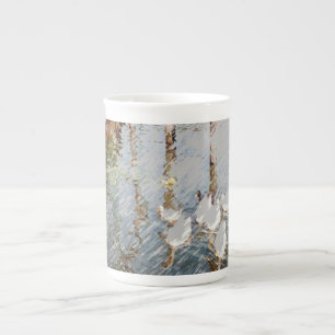 Taza De Porcelana Duck Reflings ll