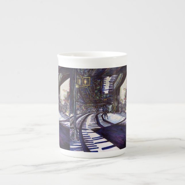 Taza De Porcelana Dustar el piano (Frente)