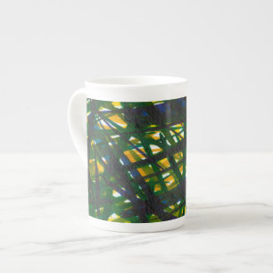 Taza De Porcelana Ébola verde II
