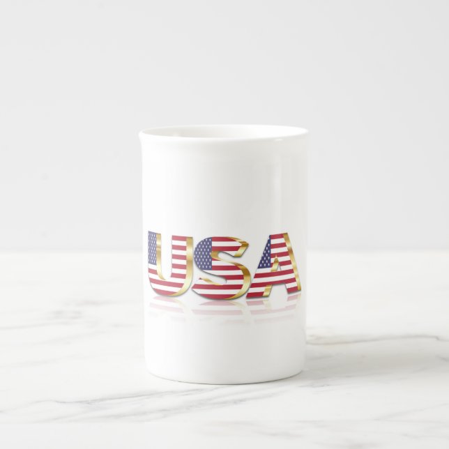 TAZA DE PORCELANA EE.UU. (Frente)