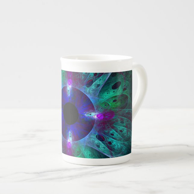 Taza De Porcelana El arte abstracto visual (Derecha)