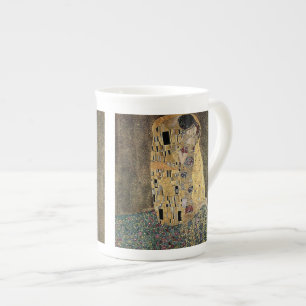 Taza De Porcelana El beso de Gustav Klimt (alrededor de 1908)
