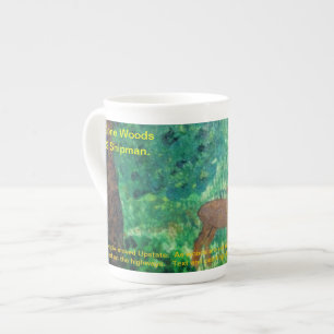 Taza De Porcelana El bosque ido del marinero de J S (c) J 2008-2013…