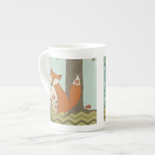 Taza De Porcelana El bosque Whimsy IV