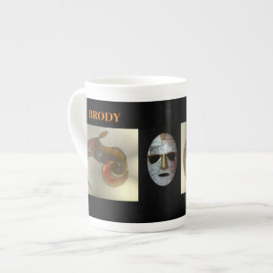 Taza De Porcelana El caballo y el guerrero