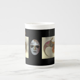 Taza De Porcelana El caballo y el guerrero