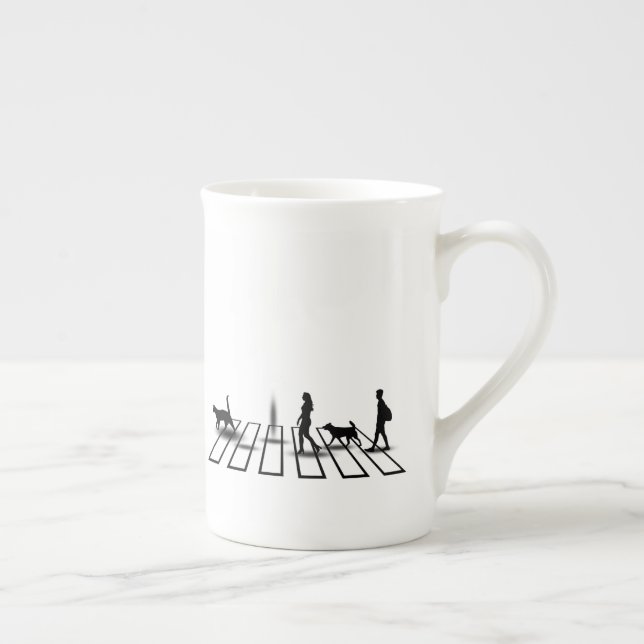 Taza De Porcelana El cruce de múltiples dimensiones.w (Derecha)