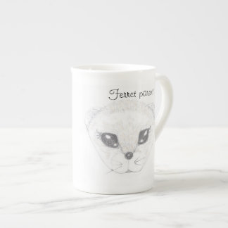 Taza De Porcelana El dibujo de ferretas terminó la Copa de China