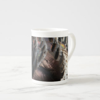 Taza De Porcelana El diseño de la naturaleza abstracta de las plumas